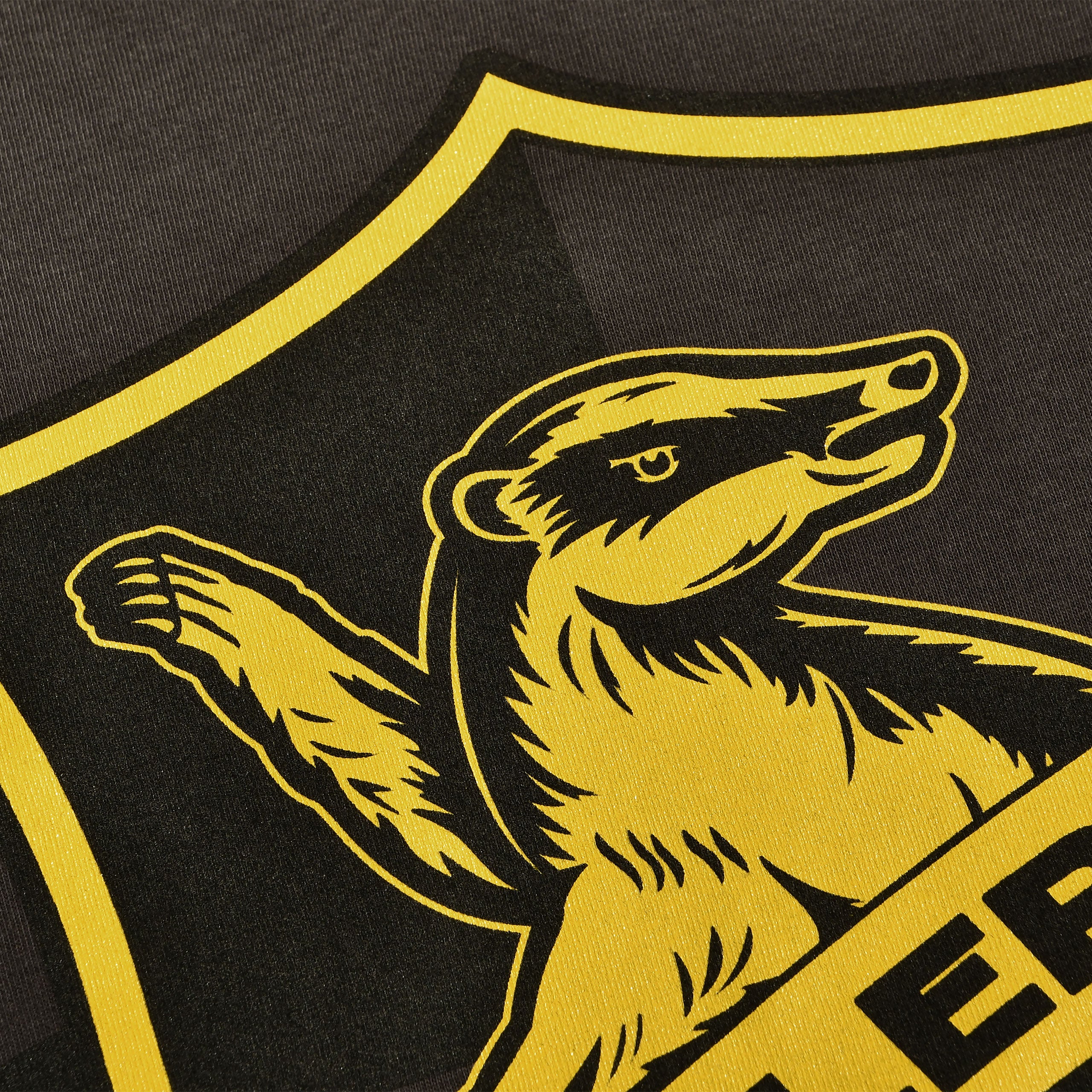 Produktbild Hufflepuff Logo T-Shirt grau - Harry Potter