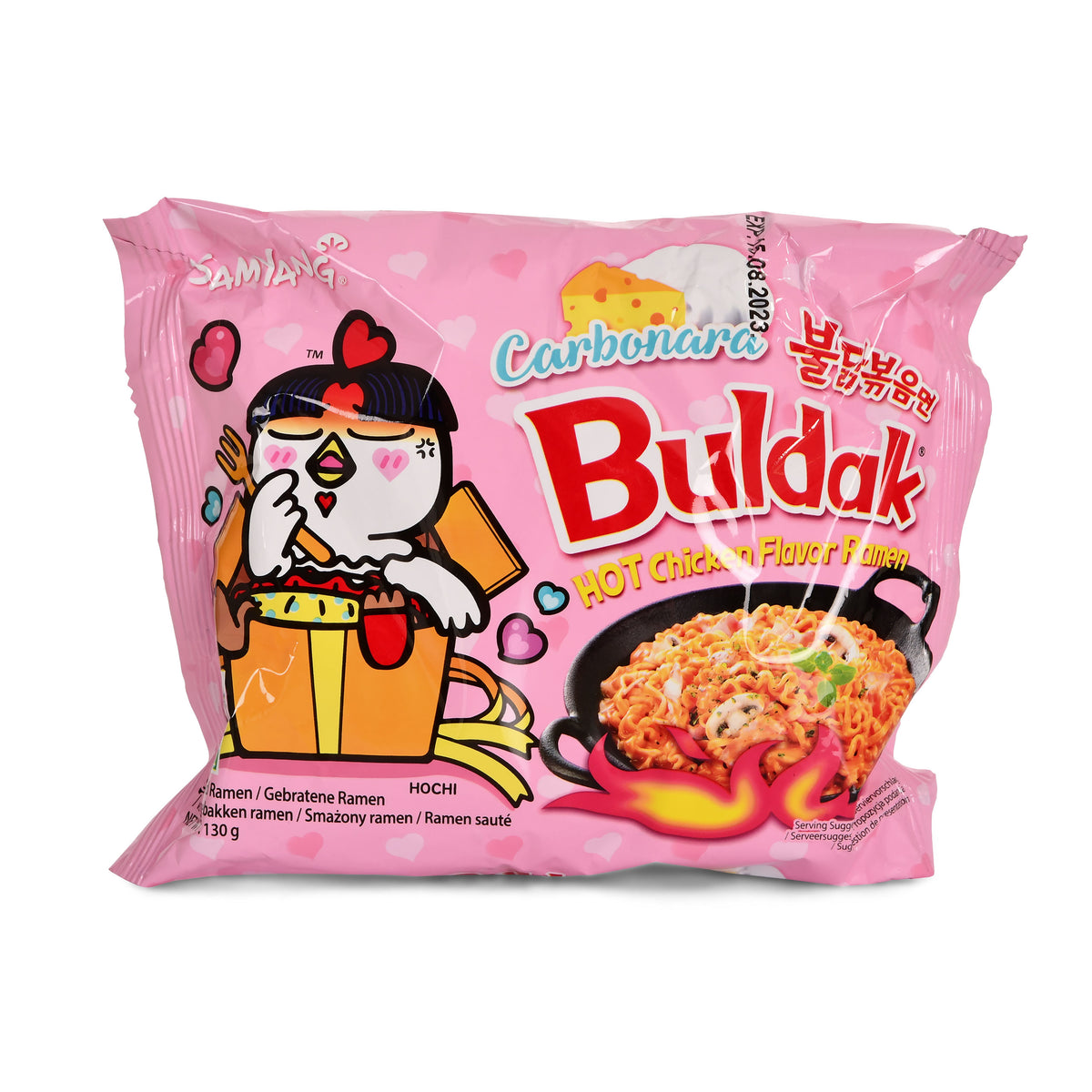 Produktbild Ramen Hot Chicken Carbonara Instant-Nudeln