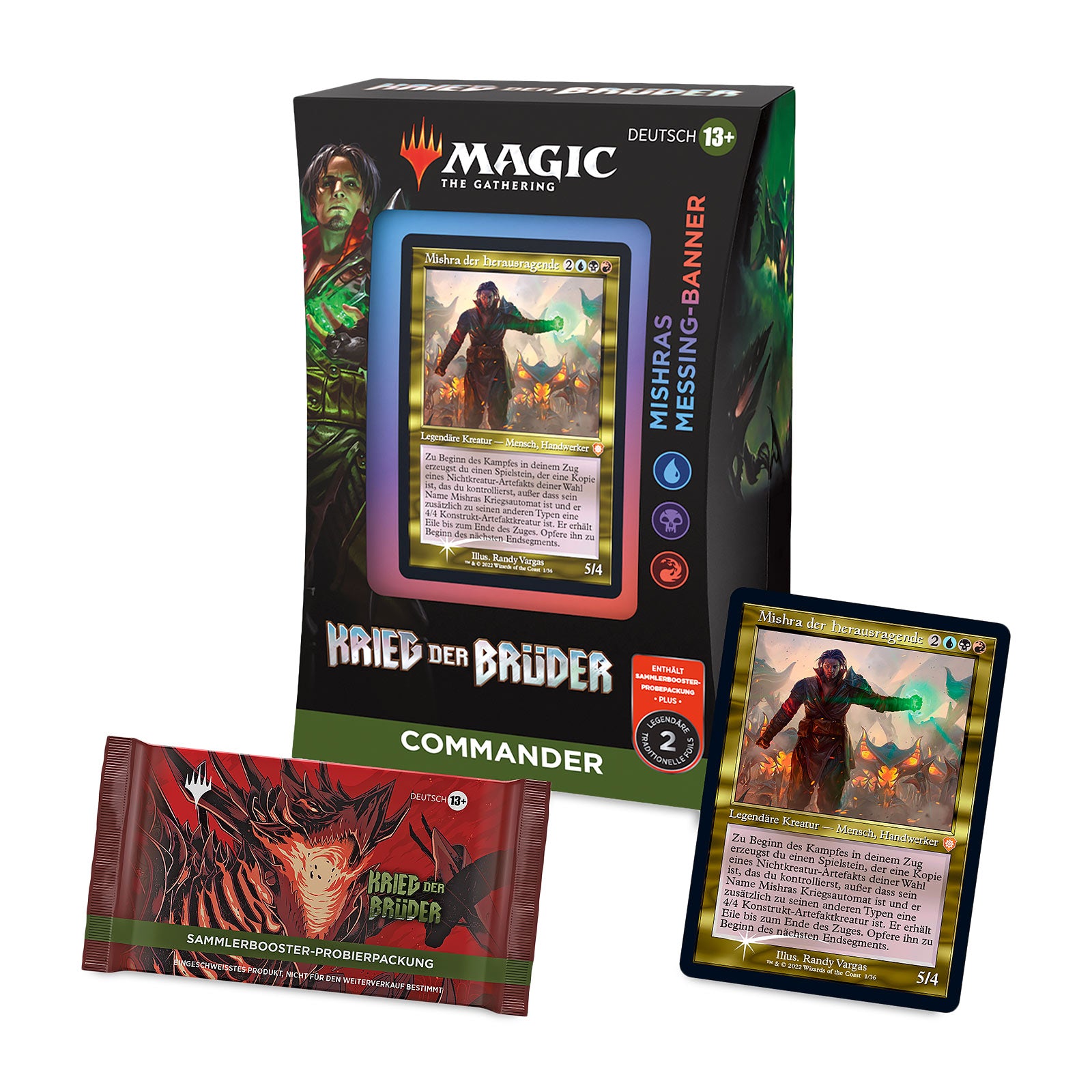 Produktbild Krieg der Brüder Commander Deck Mishras Messing-Banner - Magic The Gathering