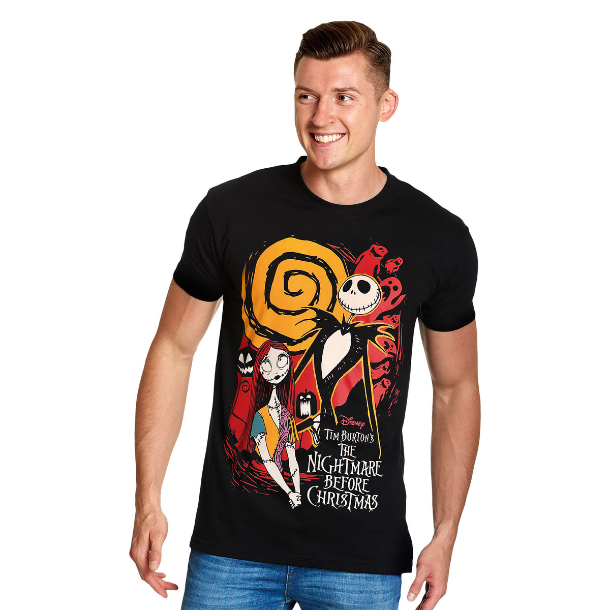 Produktbild Nightmare Before Christmas - Jack & Sally T-Shirt schwarz