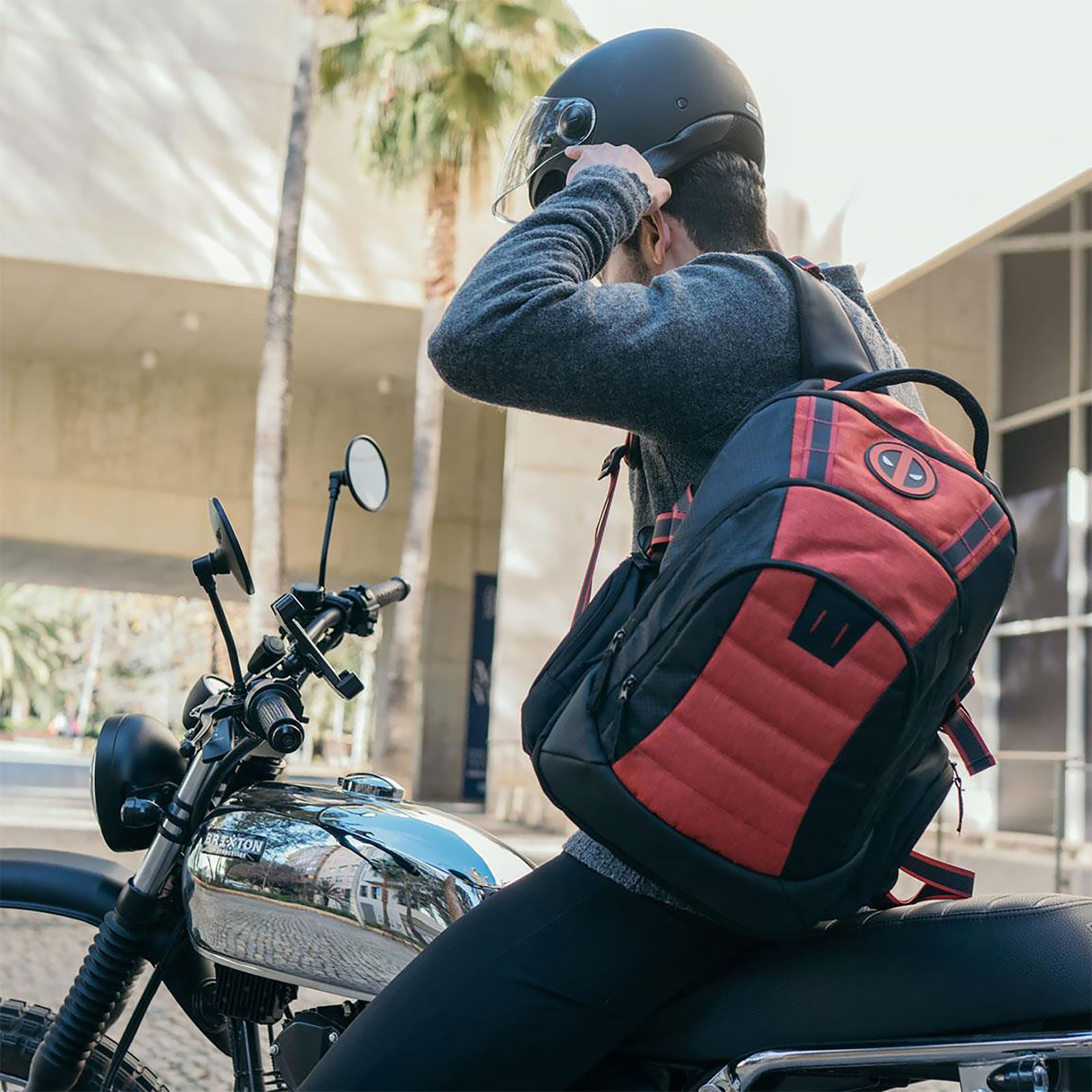 Product image Deadpool Logo Backpack black-red