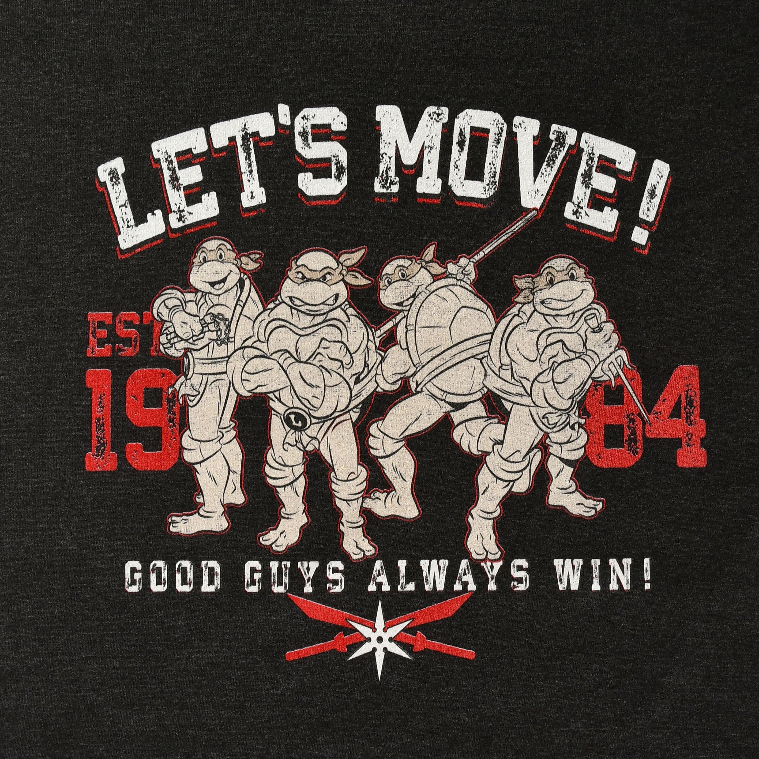 Produktbild Teenage Mutant Ninja Turtles - Lets Move! T-Shirt schwarz