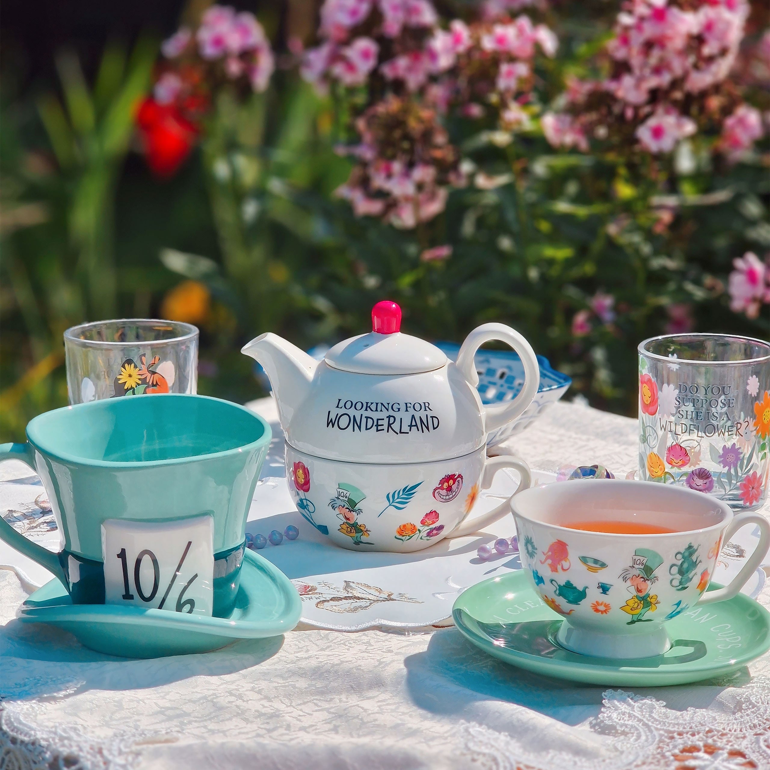 Produktbild Alice im Wunderland - Flower Gläser 2er Set
