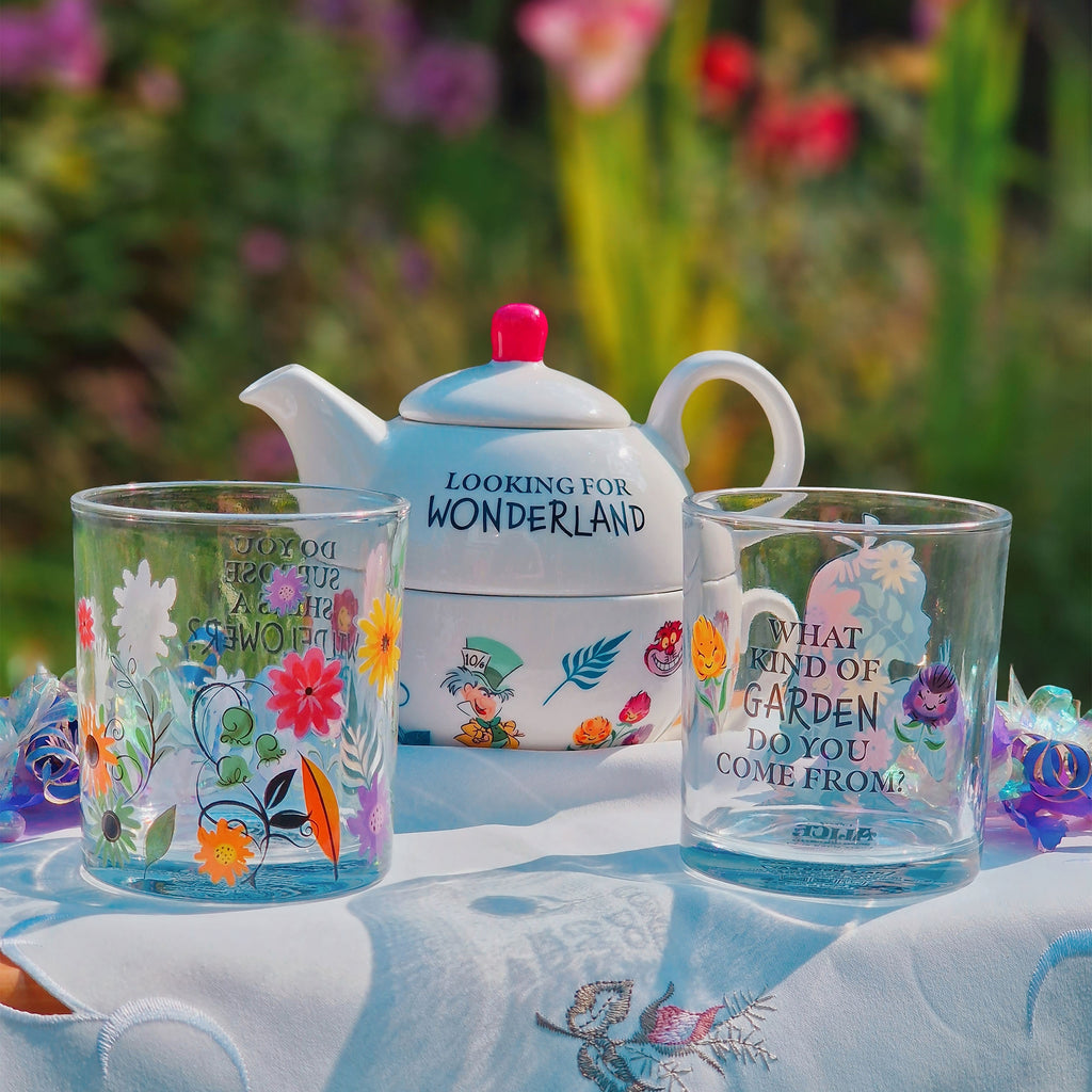 Produktbild Alice im Wunderland - Flower Gläser 2er Set