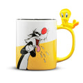 Produktbild Looney Tunes - Tweety & Sylvester Tasse mit 3D Henkel