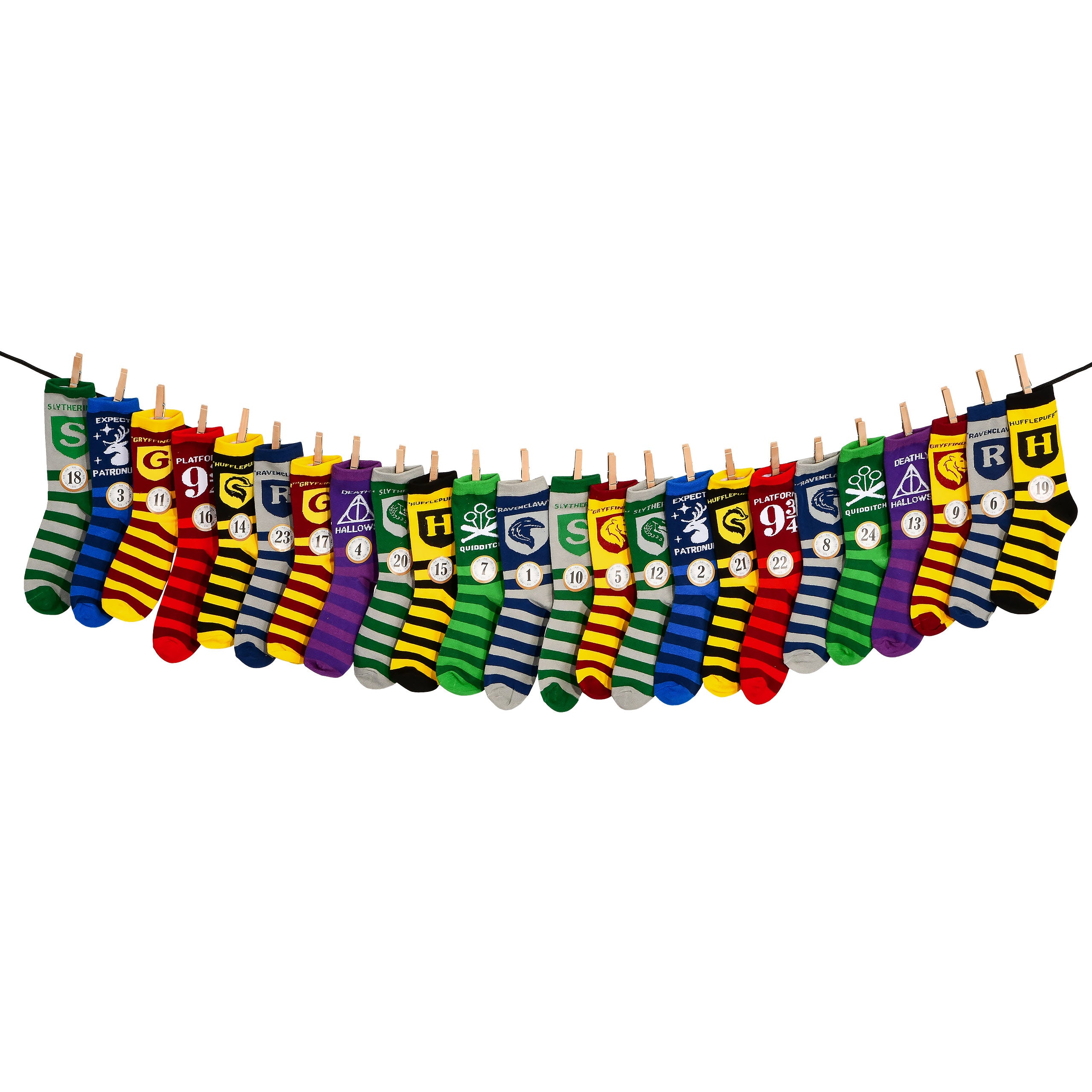 Produktbild Harry Potter - Magischer Socken Adventskalender zum Befüllen
