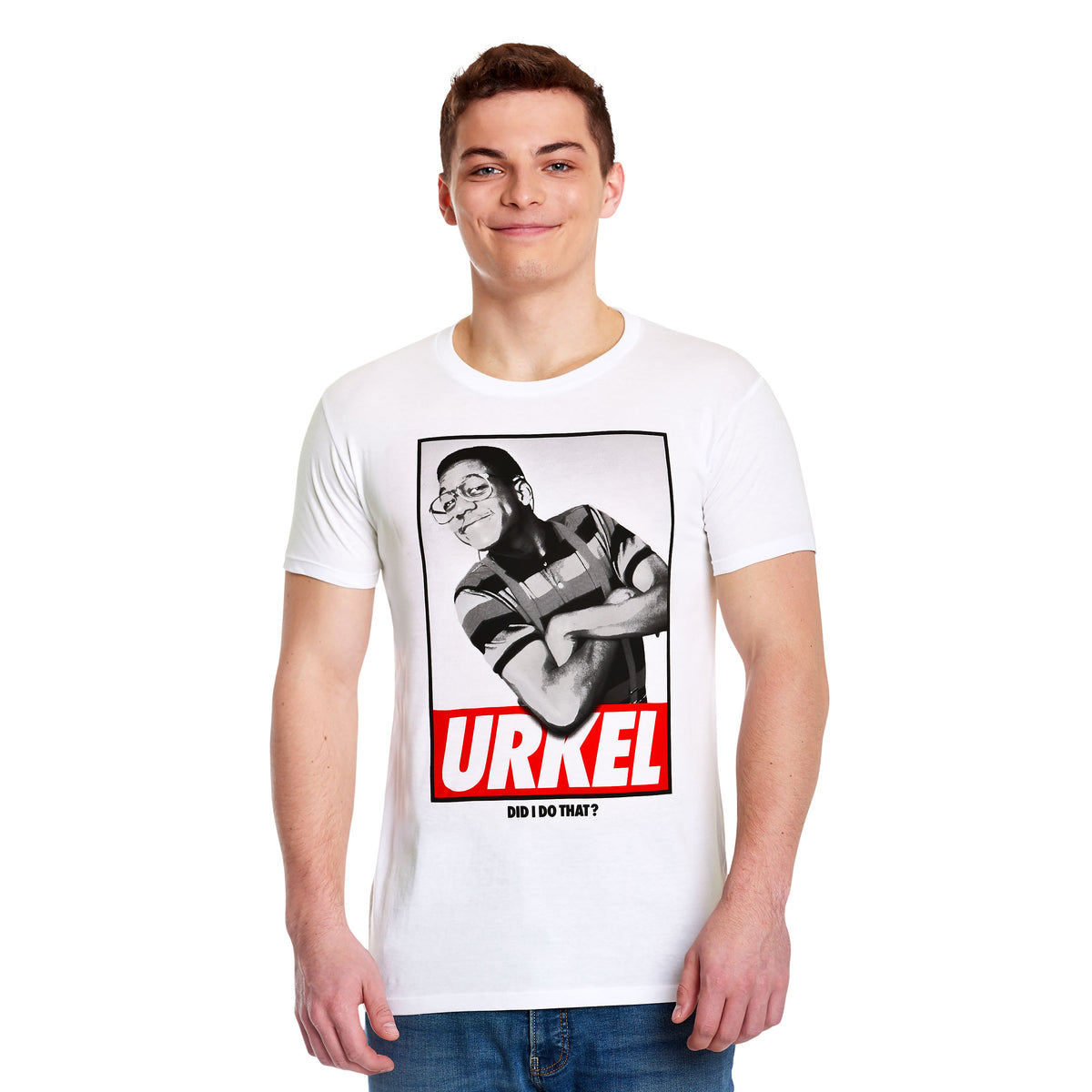 Produktbild Alle unter einem Dach - Steve Urkel T-Shirt weiß WB 100th
