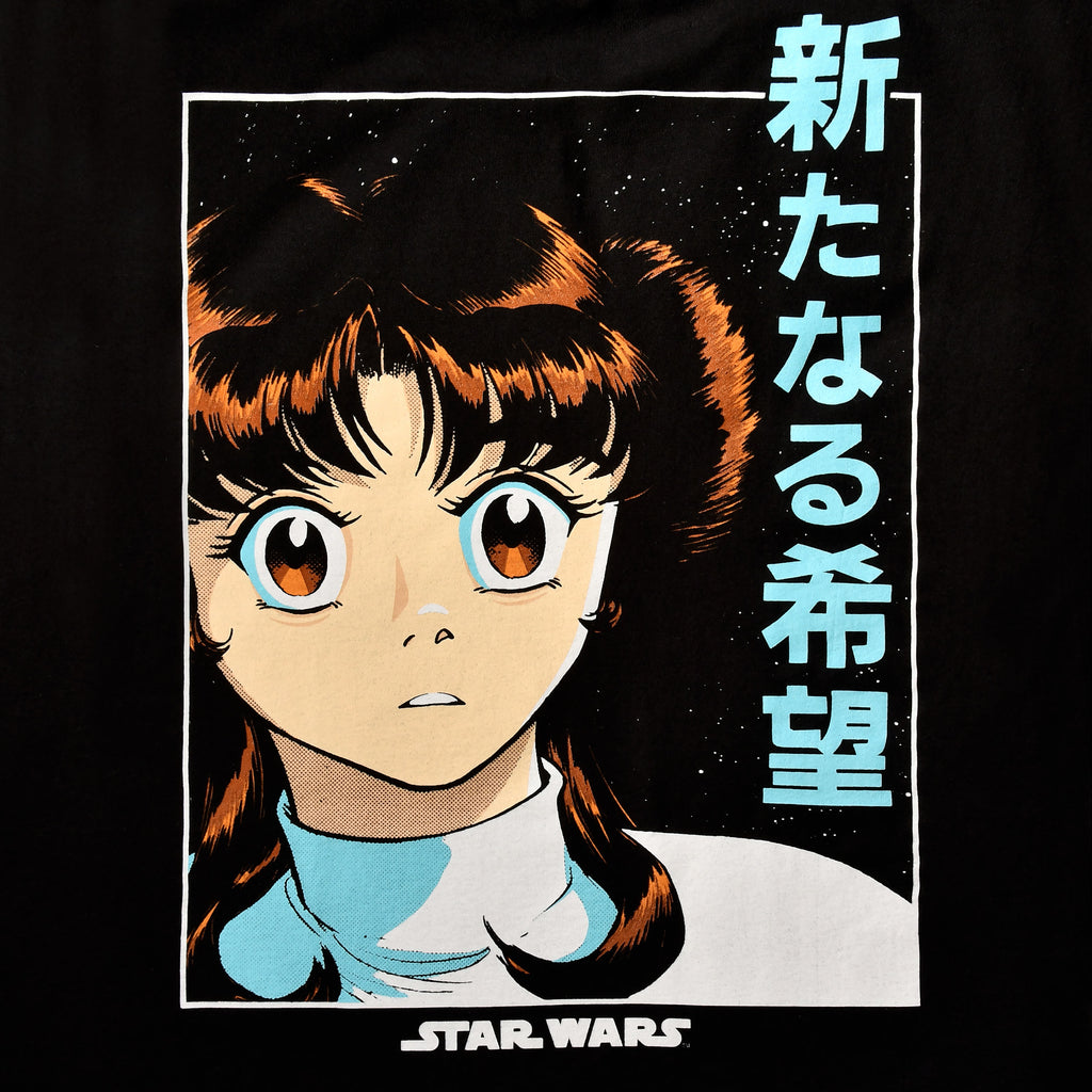 Produktbild Star Wars - Manga Leia T-Shirt schwarz