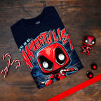 Produktbild Deadpool Christmas T-Shirt mit Funko Pop Figur