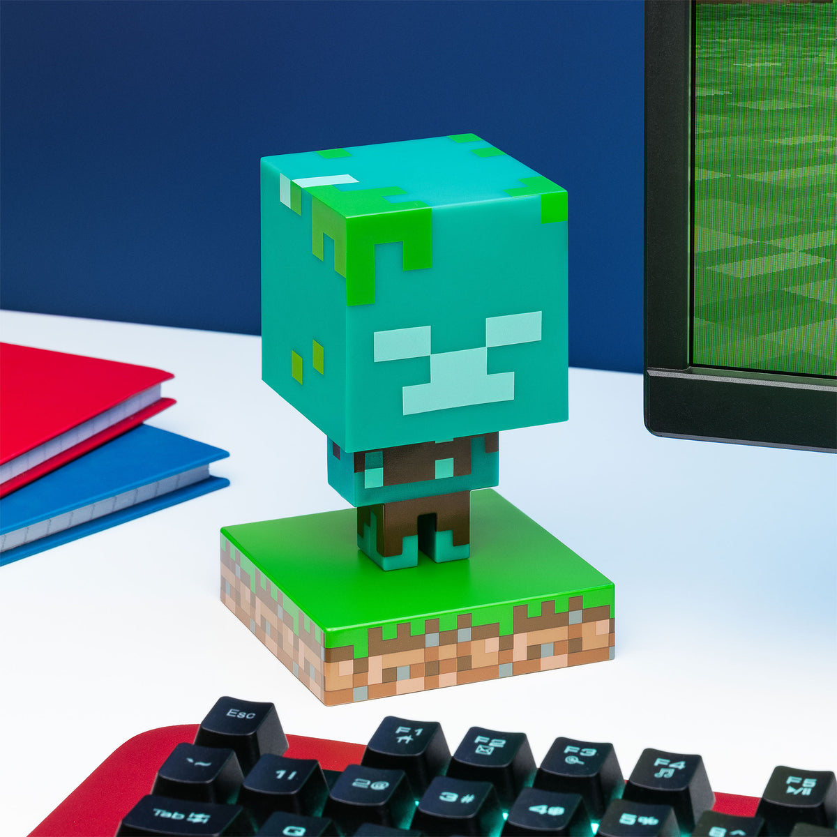 Produktbild Minecraft - Drowned Zombie 3D Tischlampe
