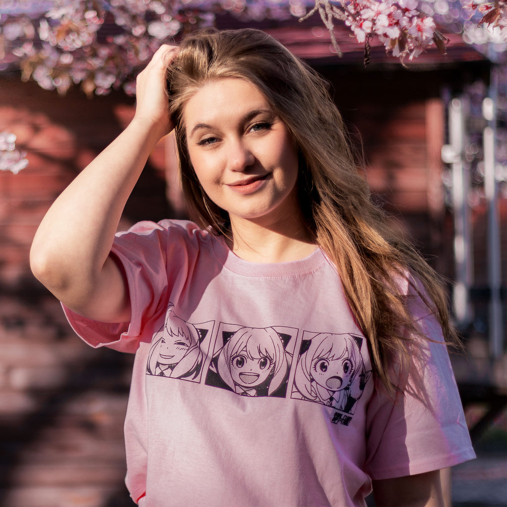 Spy x Family - Emotions of Anya T-Shirt rosa