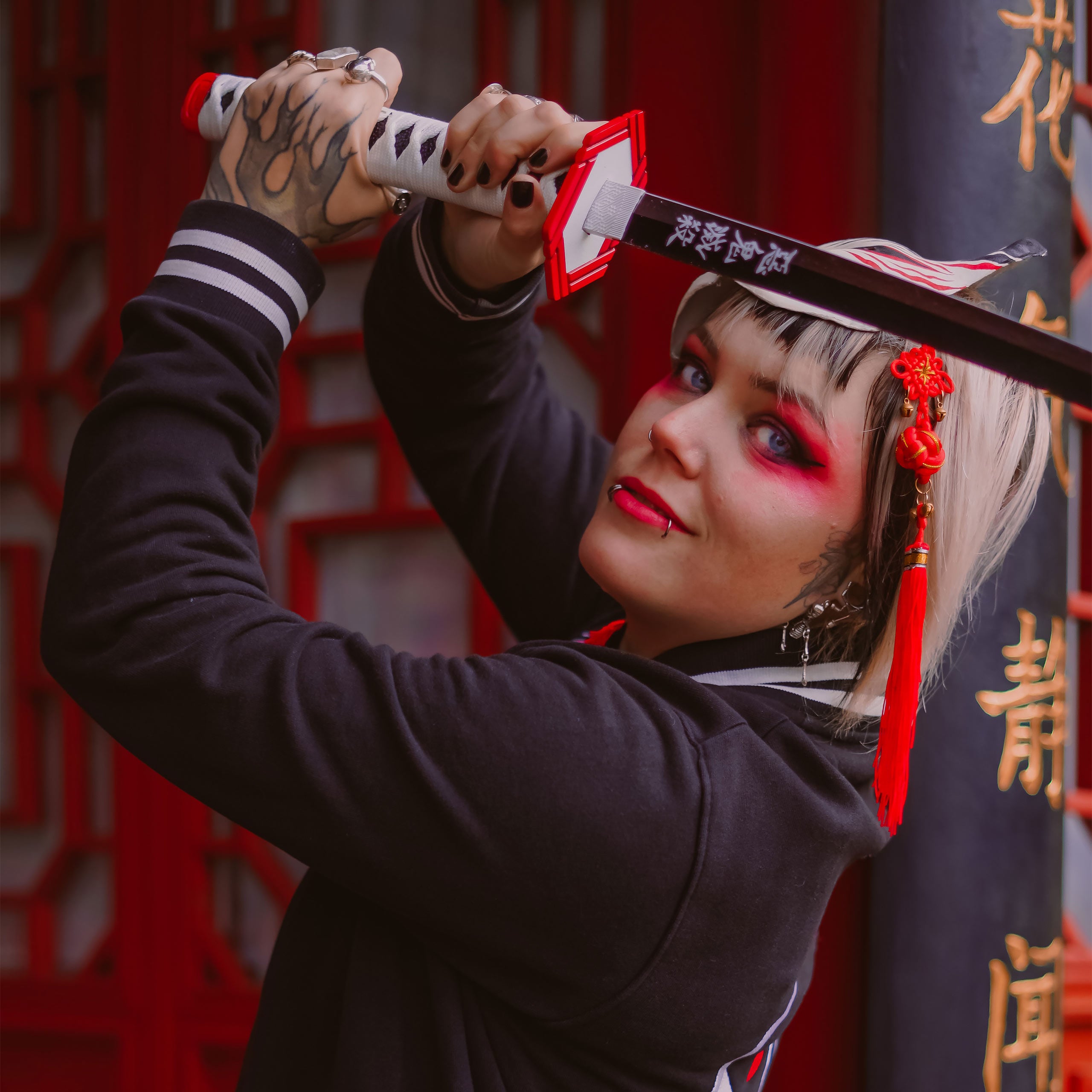 Produktbild Giyu Katana für Demon Slayer Fans