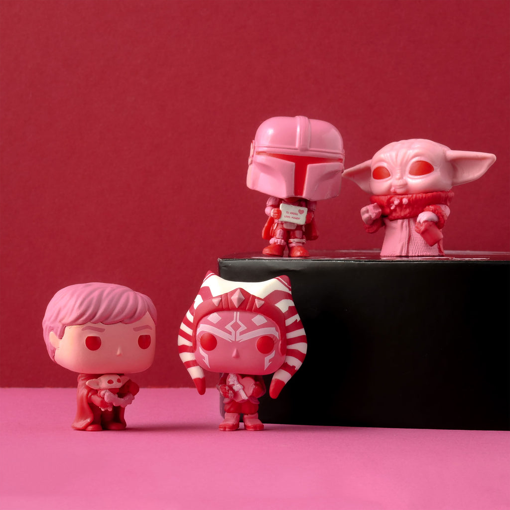 Produktbild Star Wars - Funko Pocket Pop 4er Figuren Set Valentinstags-Edition