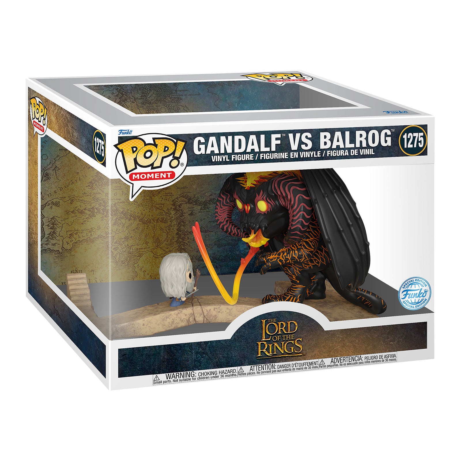 Produktbild Der Herr der Ringe - Gandalf vs Balrog Funko Pop Figurenset