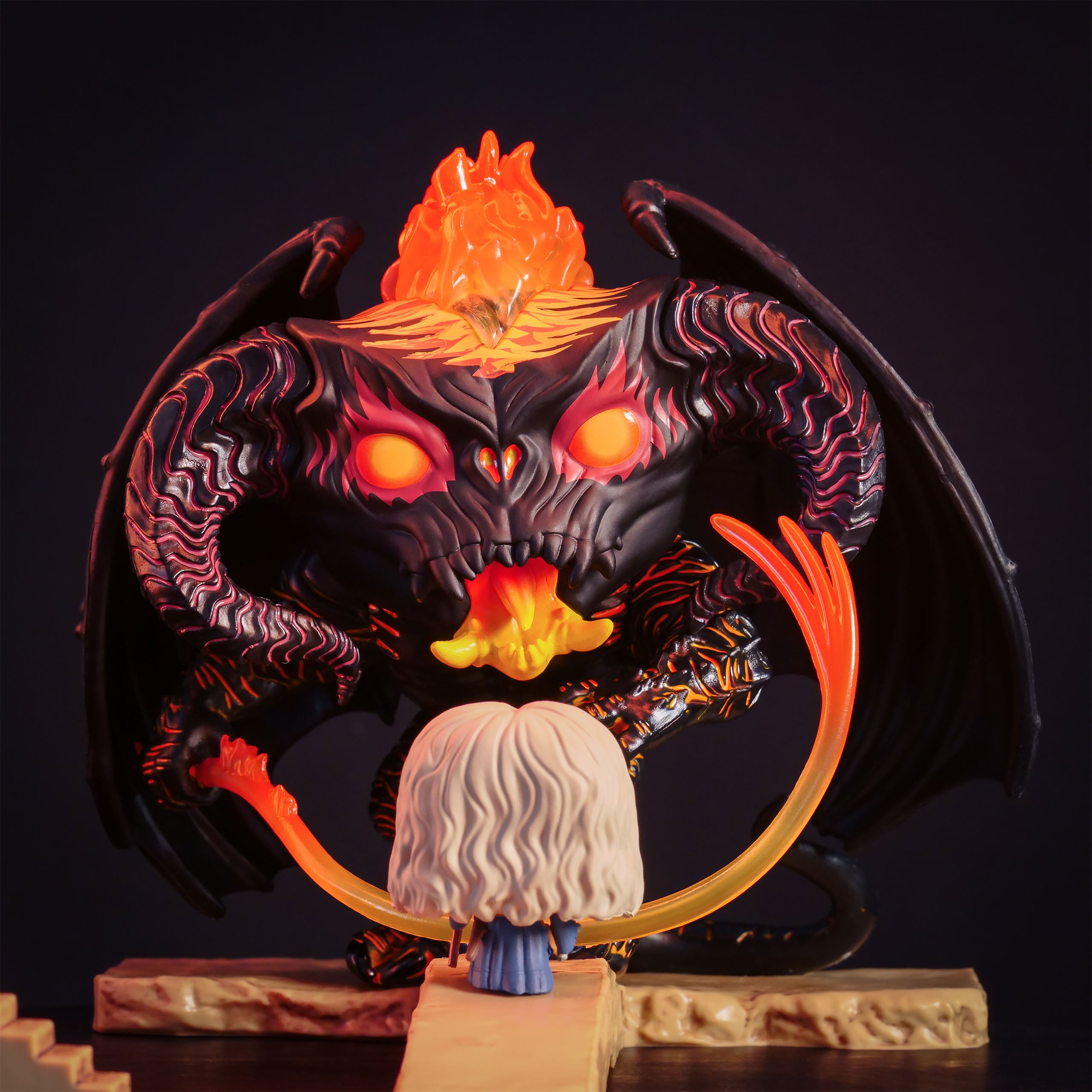 Produktbild Der Herr der Ringe - Gandalf vs Balrog Funko Pop Figurenset