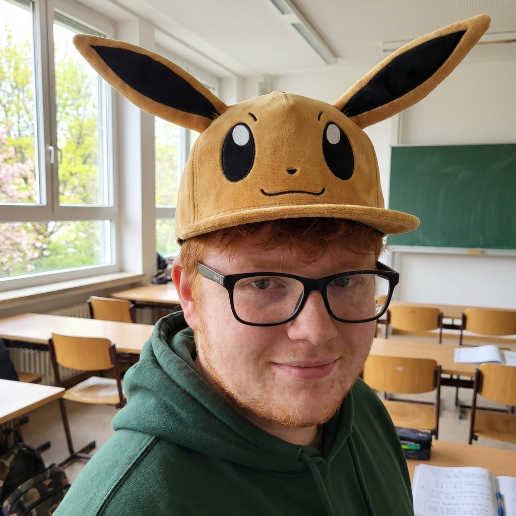 Produktbild Pokemon - Evoli Plüsch Snapback Cap