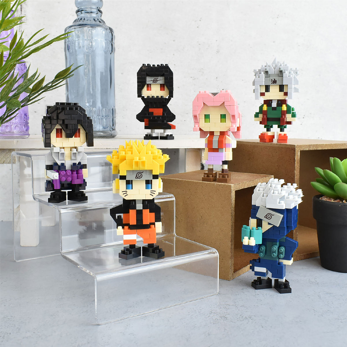 Produktbild Naruto Shippuden - Sasuke Uchiha nanoblock Mini Baustein Figur