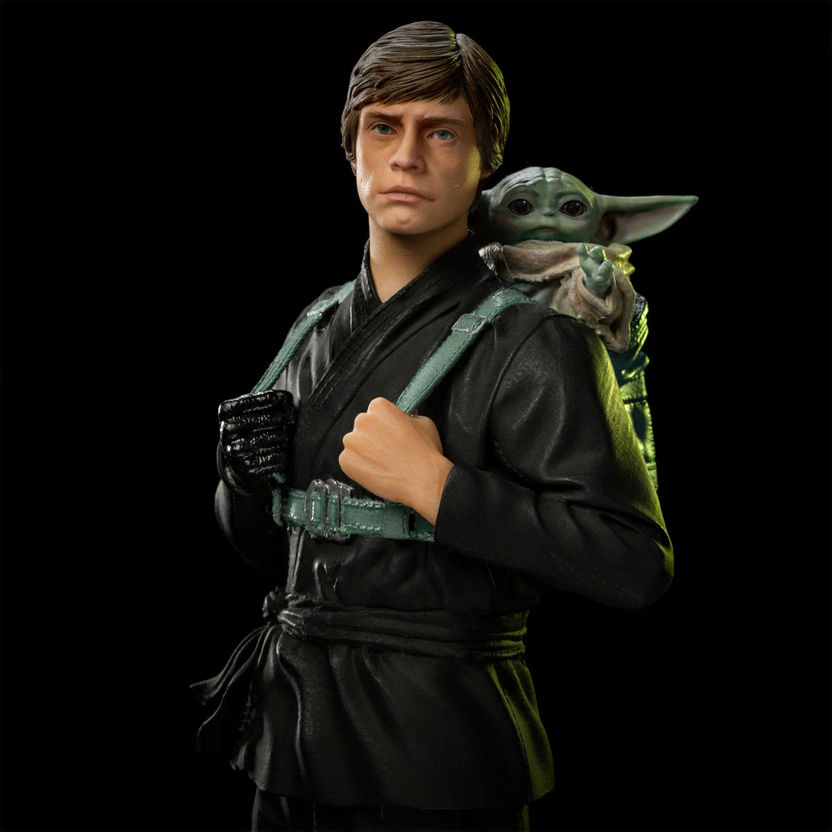 Produktbild Luke Skywalker & Grogu Training Statue limitiert - Star Wars The Book of Boba Fett