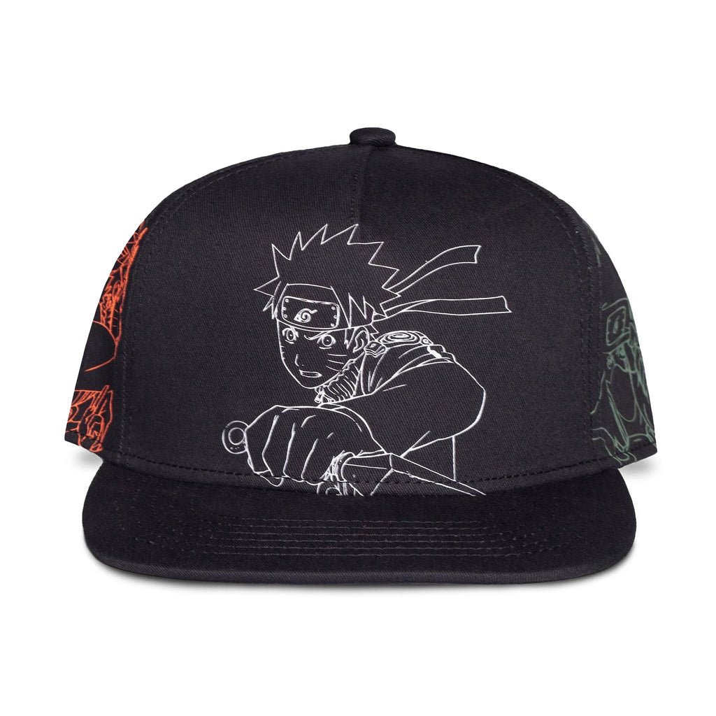 Naruto Shippuden - Outline Characters Snapback Cap