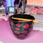 Produktbild Naruto - Akatsuki Ramen Schale mit Ess-Stäbchen