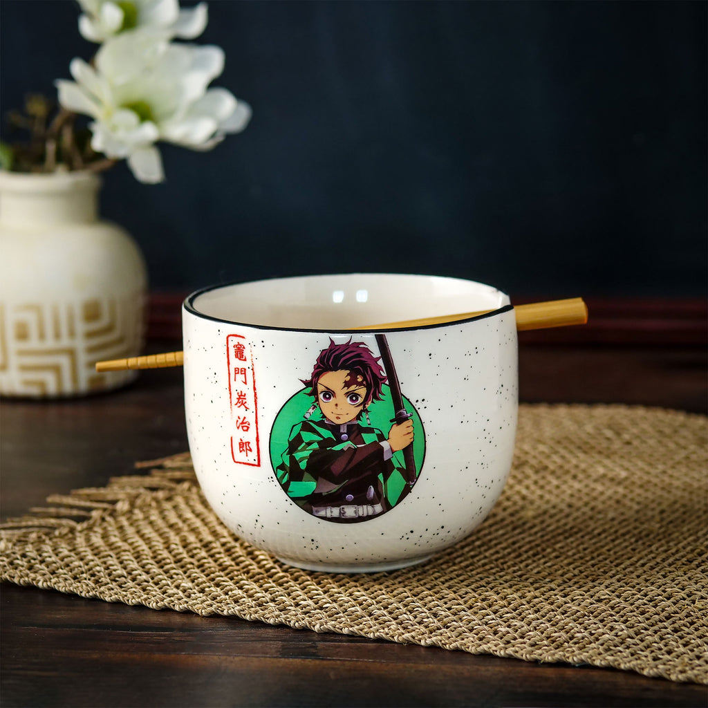 Demon Slayer - Tanjiro Kamado Ramen Schale mit Ess-Stäbchen