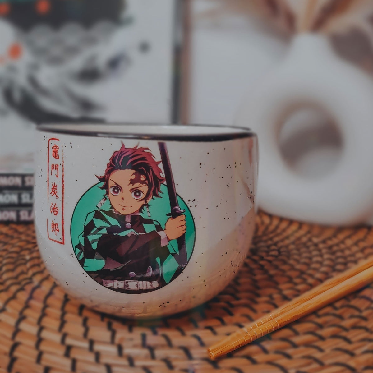Produktbild Demon Slayer - Tanjiro Kamado Ramen Schale mit Ess-Stäbchen