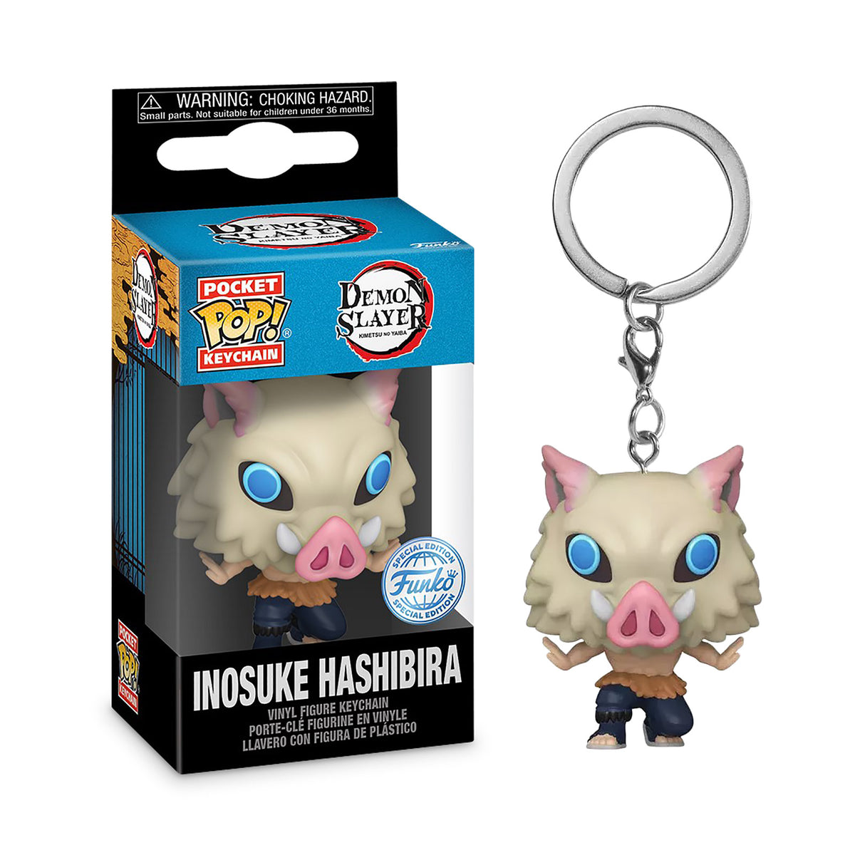 Produktbild Demon Slayer - Inosuke Hashibira Funko Pop Schlüsselanhänger