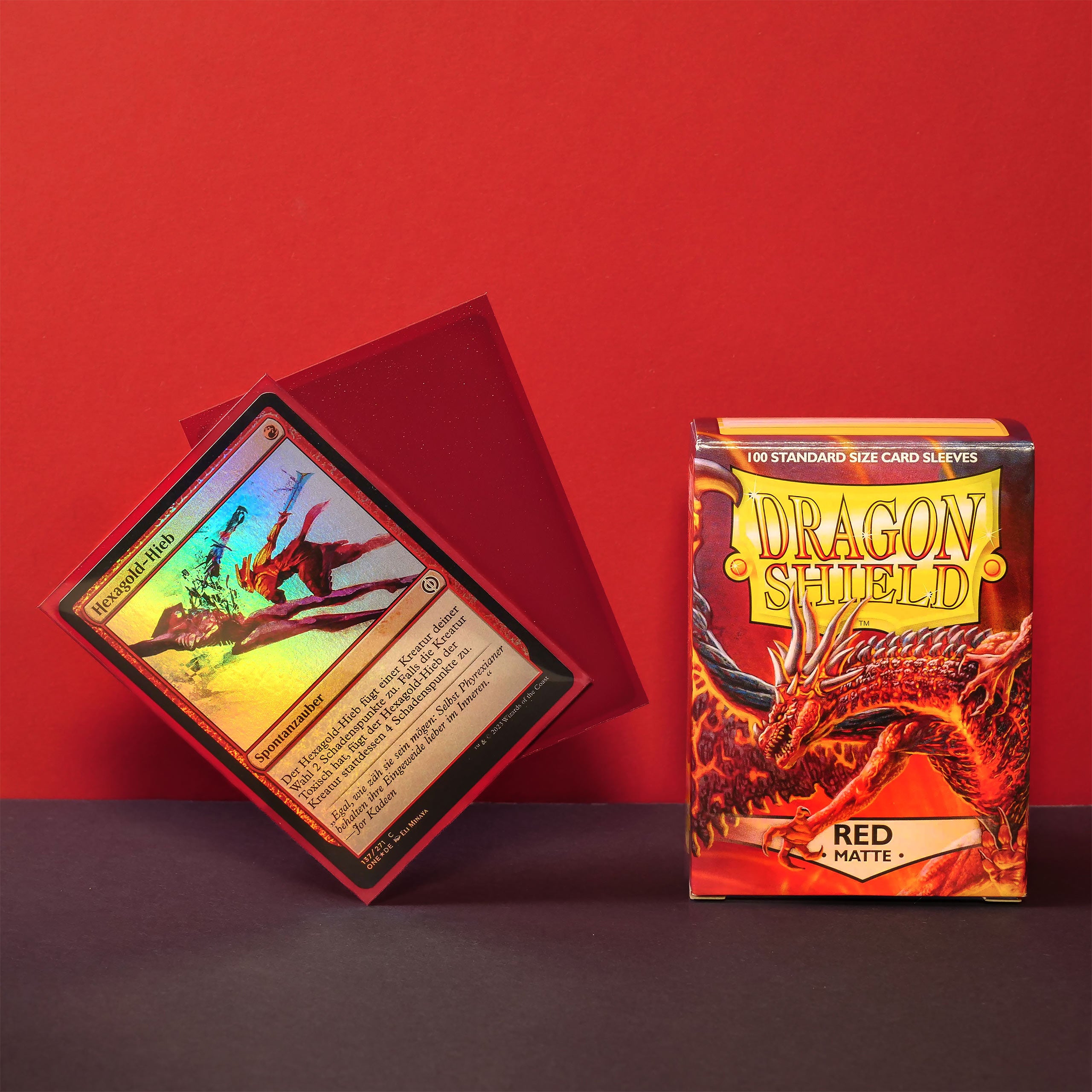 Produktbild Dragon Shield - Kartenhüllen 100er Set rot