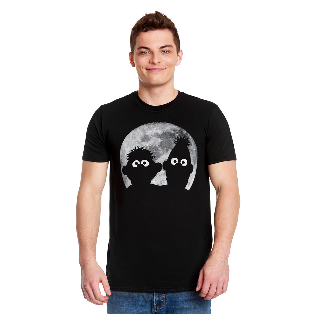 Produktbild Sesamstraße - Ernie & Bert Moonnight T-Shirt schwarz