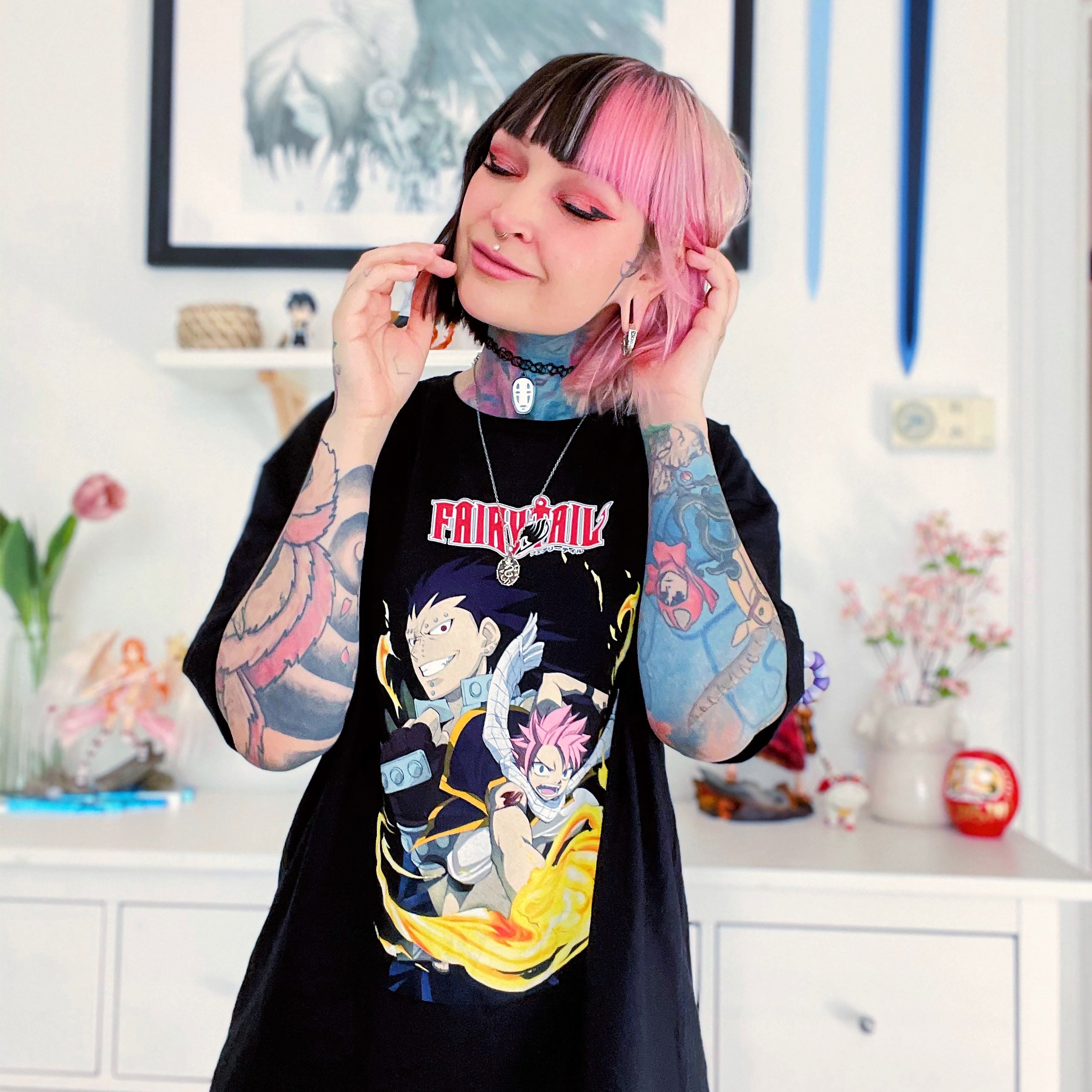 Product image Fairy Tail - The Dragon Search T-Shirt Black