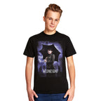 Produktbild Wednesday - Teaser Poster T-Shirt schwarz