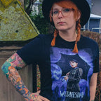 Produktbild Wednesday - Teaser Poster T-Shirt schwarz