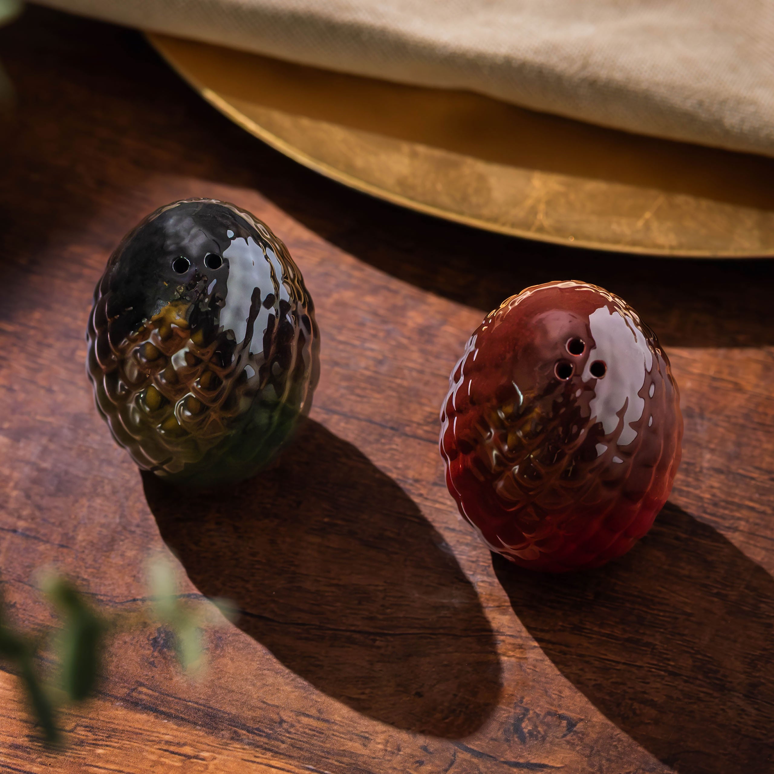 Produktbild Game of Thrones - Drogon und Rhaegal Salz- und Pfefferstreuer