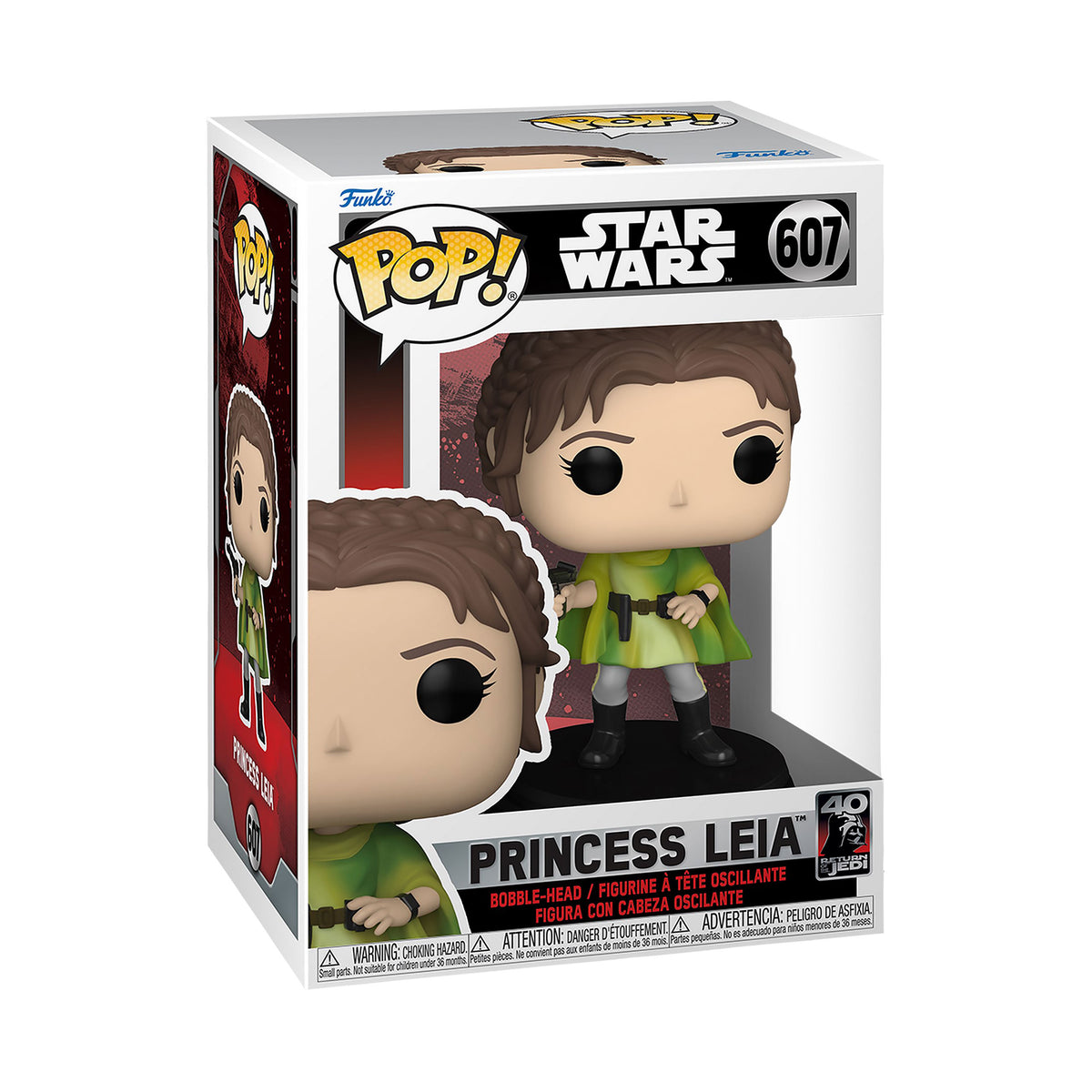 Produktbild Star Wars - Prinzessin Leia 40th Anniversary Funko Pop Wackelkopf-Figur
