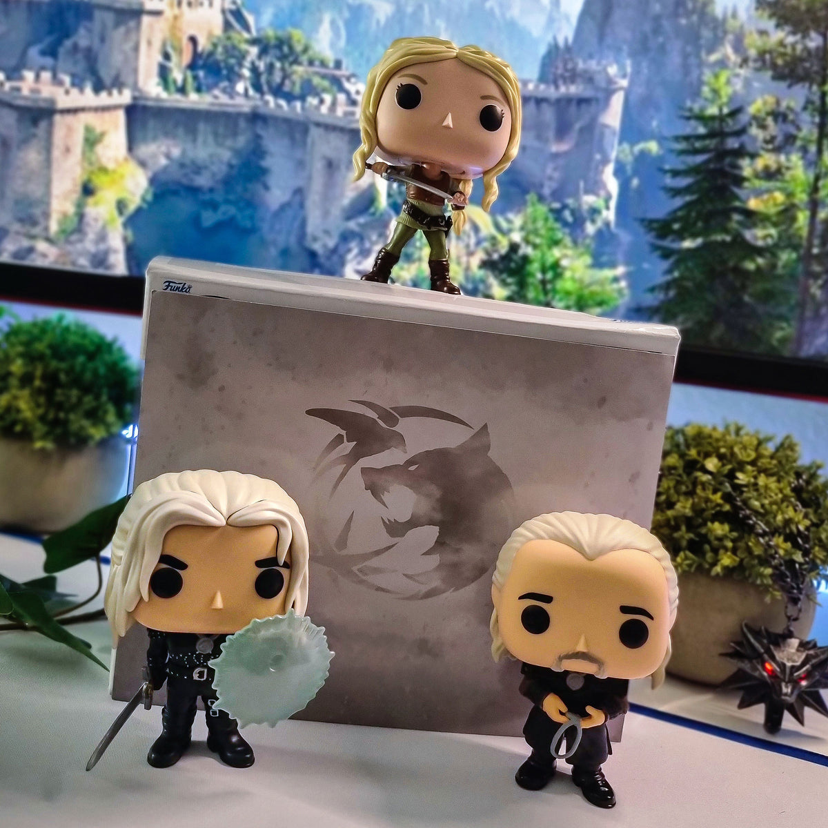 Produktbild Witcher - Geralt und Vesemir Funko Pop Figuren-Set