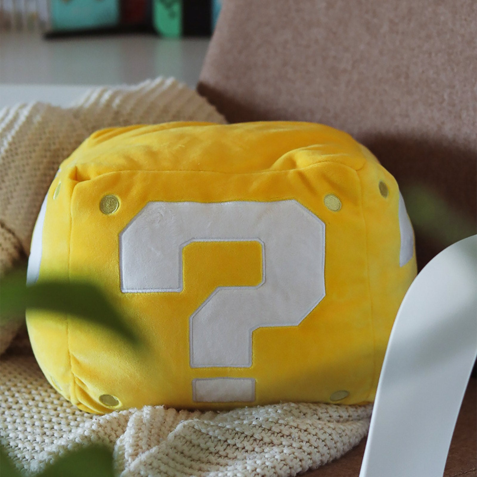 Produktbild Super Mario - Fragezeichen Block Plüsch Figur XL