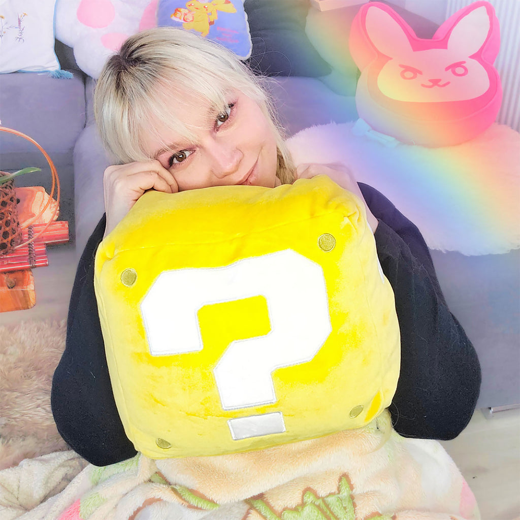 Produktbild Super Mario - Fragezeichen Block Plüsch Figur XL