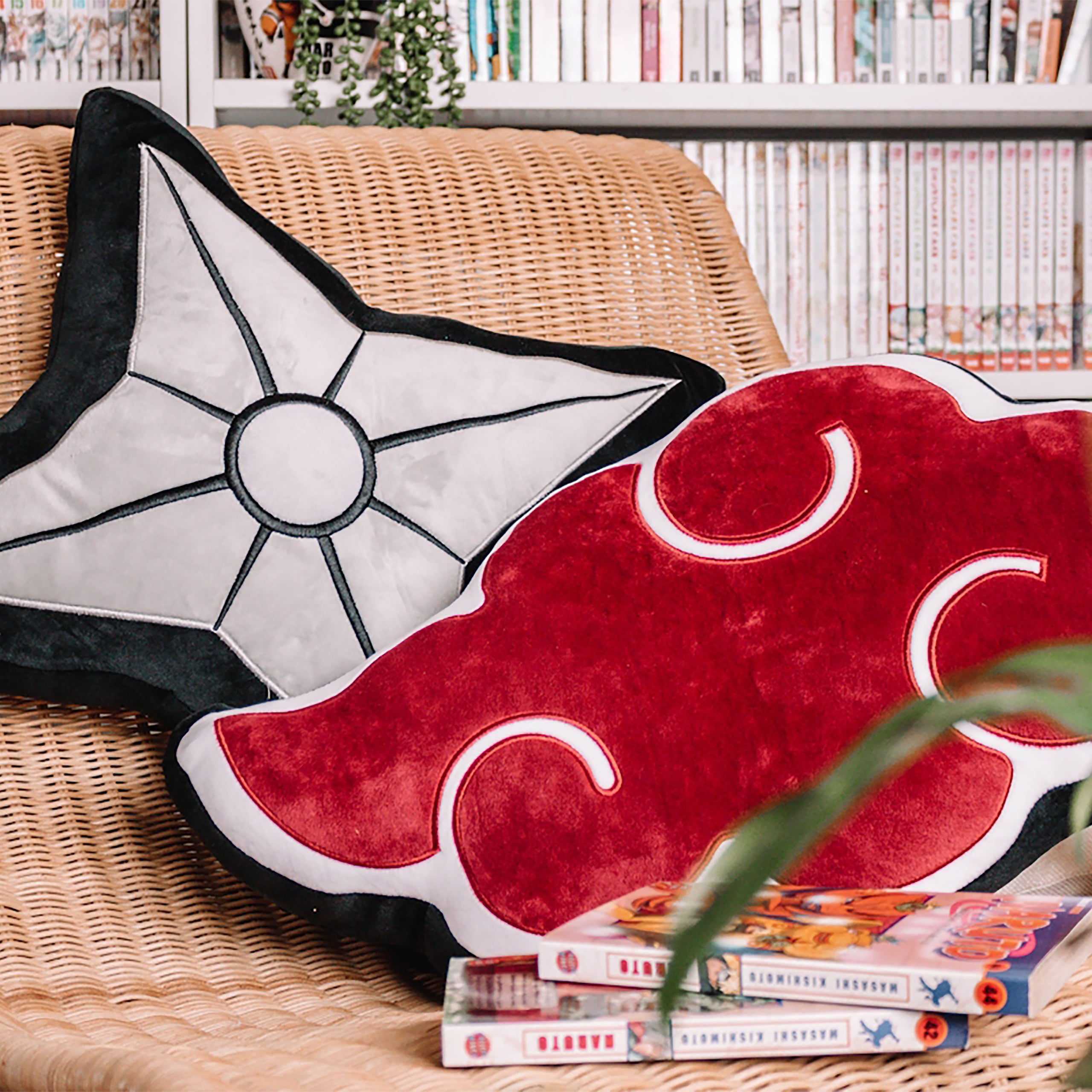 Produktbild Naruto Shippuden - Akatsuki Symbol Kissen