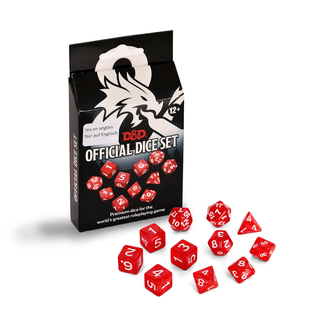 Produktbild Dungeons & Dragons - Offizielles Würfel Set 11tlg