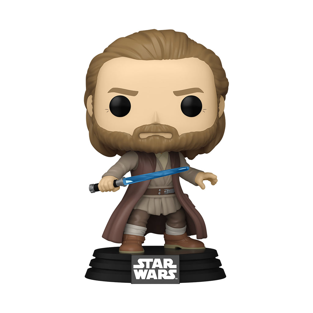 Produktbild Obi-Wan Battle Funko Pop Wackelkopf-Figur - Star Wars