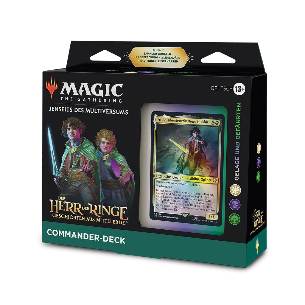 Produktbild Der Herr der Ringe Mittelerde Gelage und Gefährten Commander Deck - Magic The Gathering