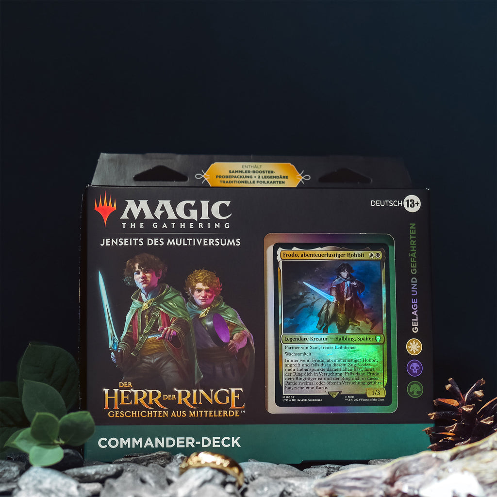 Produktbild Der Herr der Ringe Mittelerde Gelage und Gefährten Commander Deck - Magic The Gathering