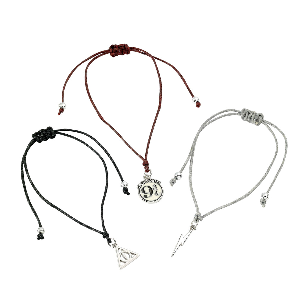 Produktbild Harry Potter - Armbänder mit Anhänger 3er Set
