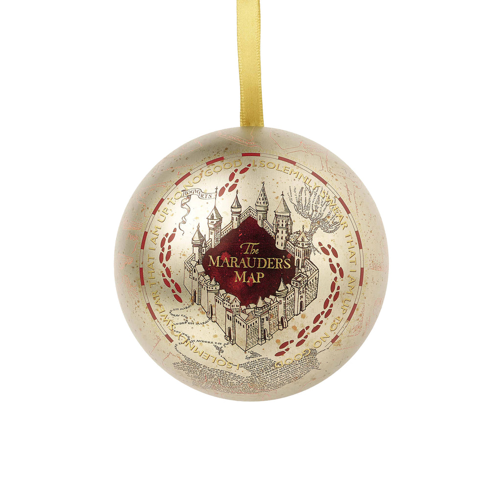 Produktbild Harry Potter - Karte des Rumtreibers Weihnachtskugel mit Pin