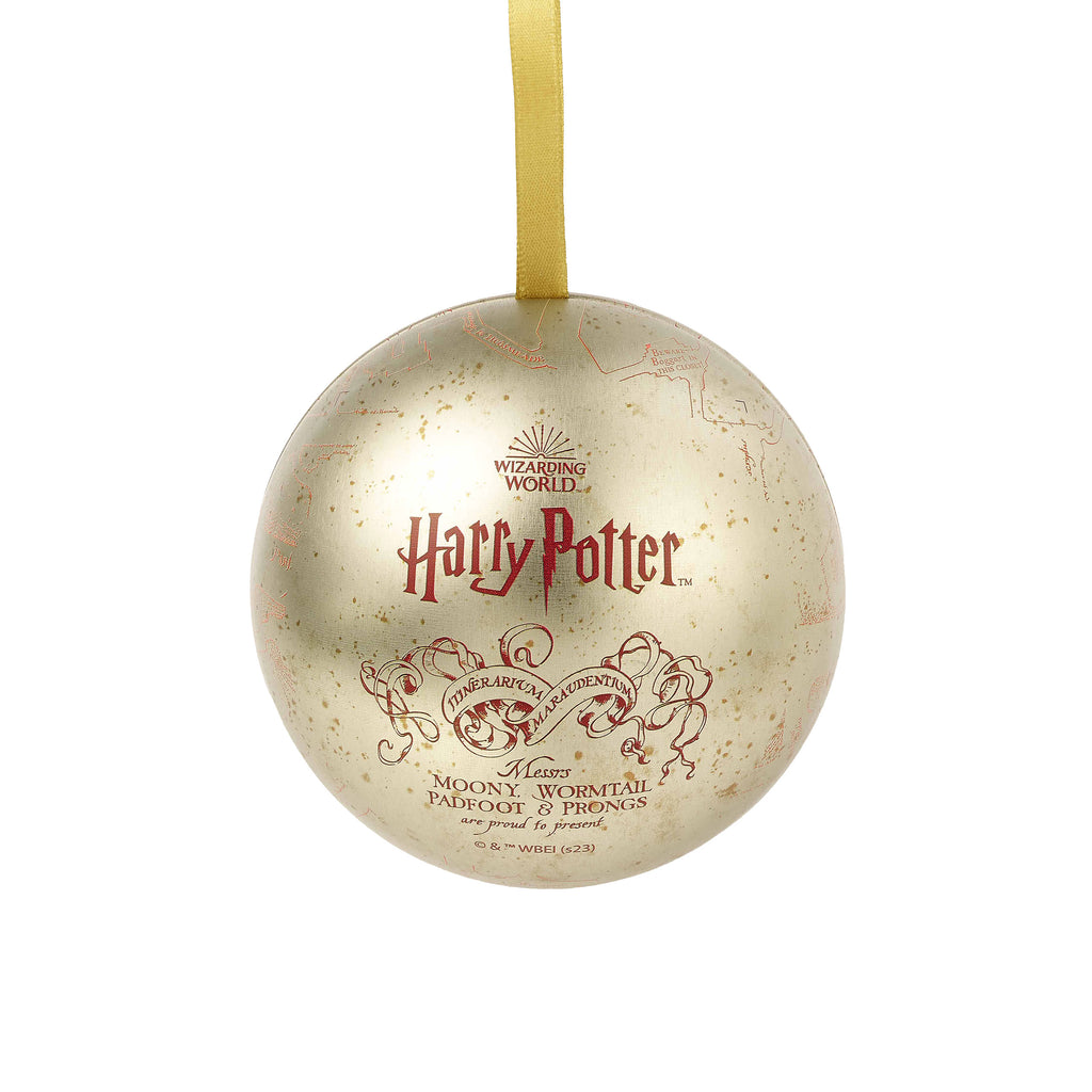 Produktbild Harry Potter - Karte des Rumtreibers Weihnachtskugel mit Pin