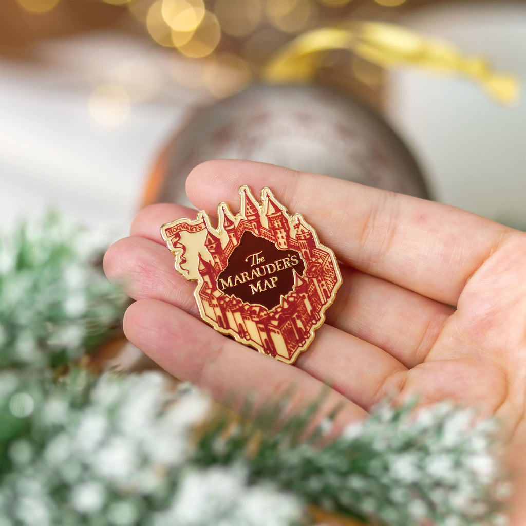 Produktbild Harry Potter - Karte des Rumtreibers Weihnachtskugel mit Pin