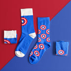 Produktbild Captain America - Shield Logo Socken 2er Set blau