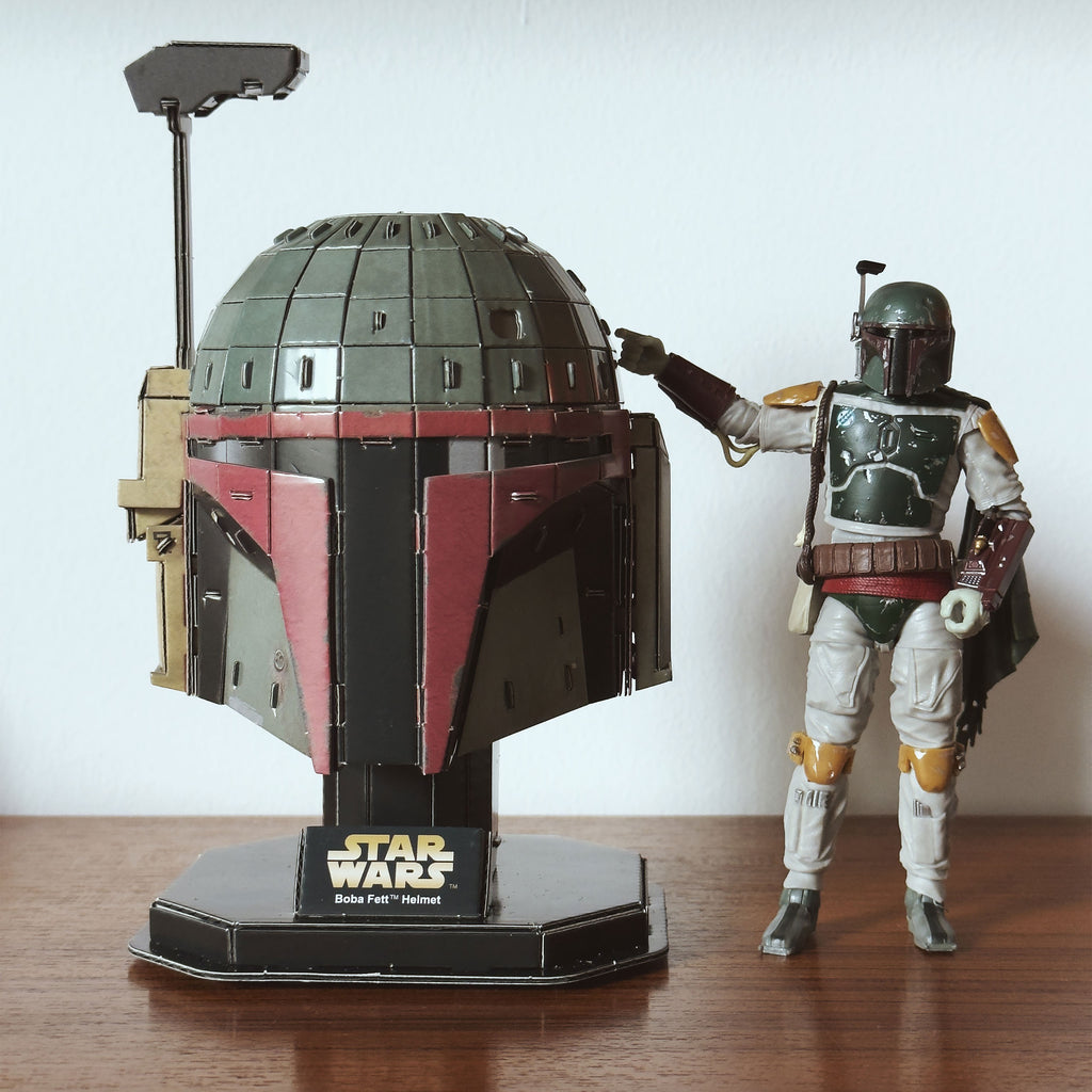 Produktbild Boba Fett Helm 4D Build Modell Bausatz - Star Wars