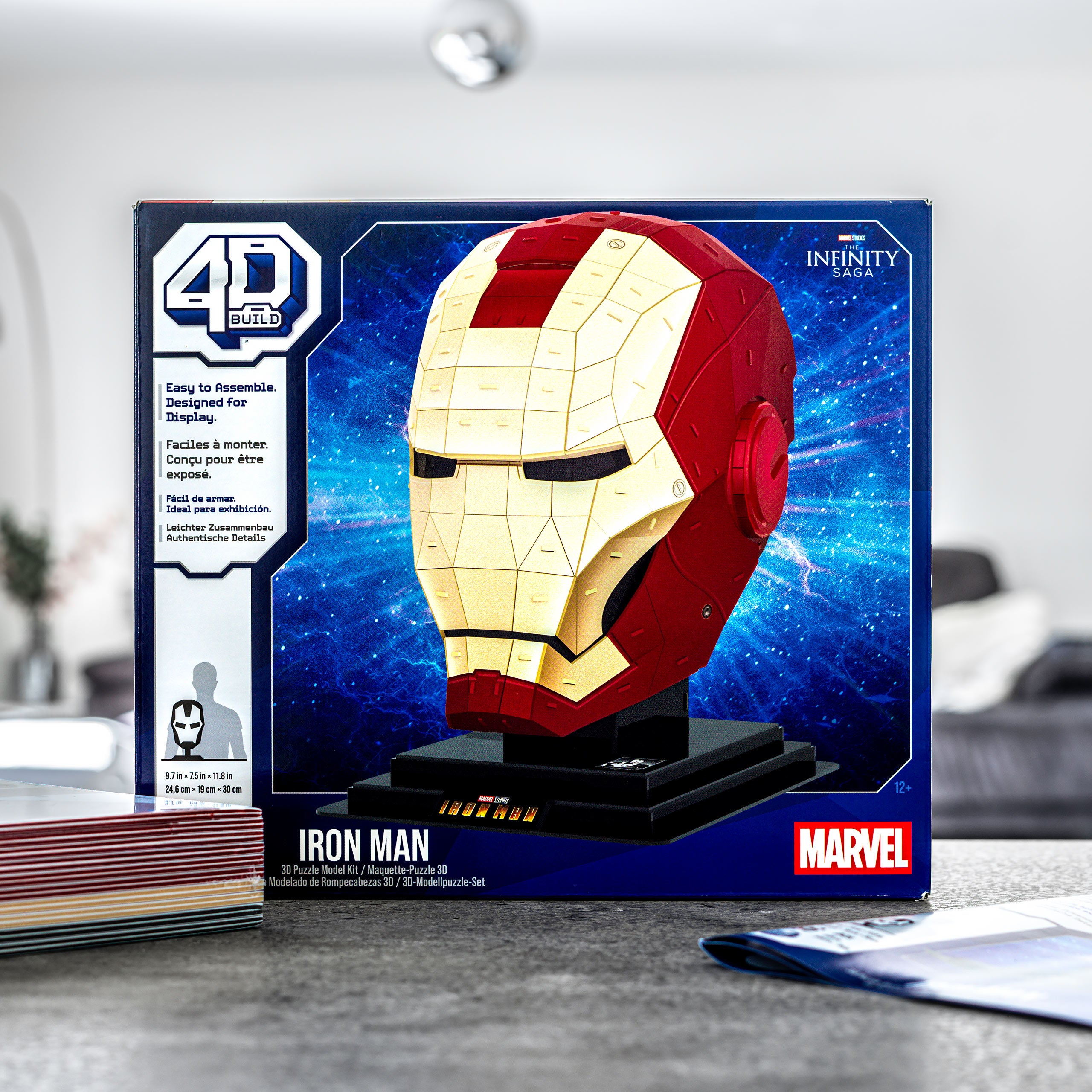 Produktbild Iron Man - Helm 4D Build Modell Bausatz