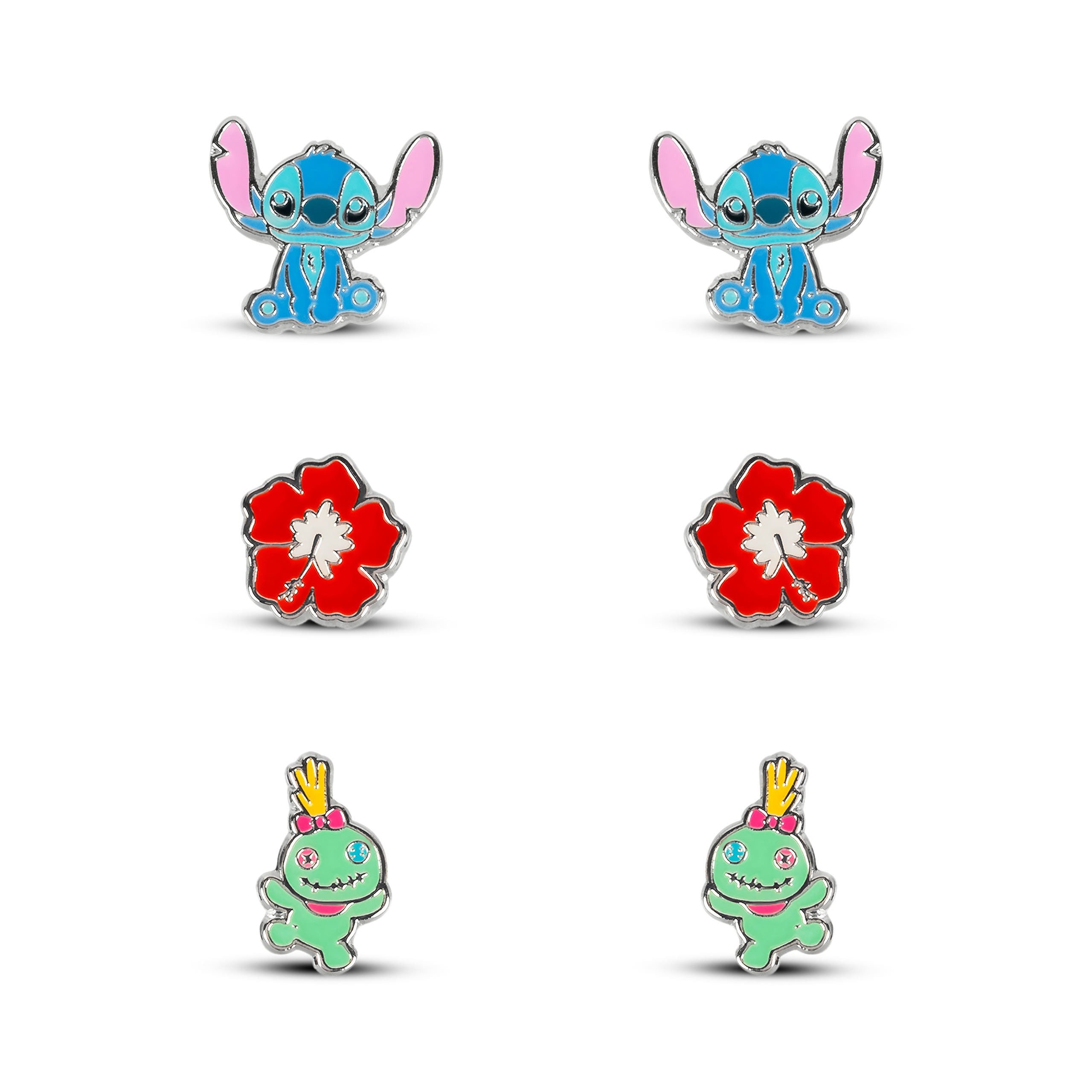 Produktbild Lilo & Stitch - Ohrstecker 3er Set in Geschenkbox